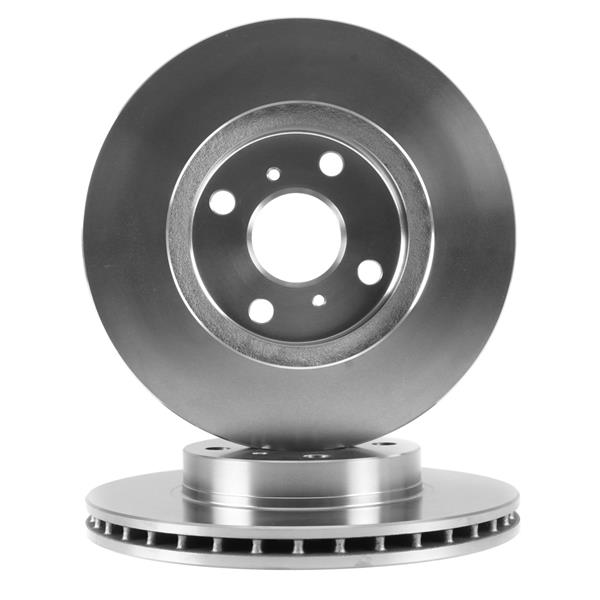 AYD 50364 Ön Fren Diski Hava Kanalli Toyota Corolla 1.6l 4a-Fe Enjeksiyonlu Ae101 Ae111 92-00 255 Çap X 4 Bijon - Adet Disk Fiyatıdır