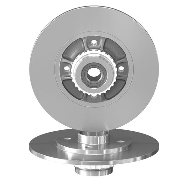 OTOZONE BD1062 Fren Diski Arka Renault Clio Ii 98>05 Megane I 96> R19 238x8x7mm Rulmanli Abs Sensörlü