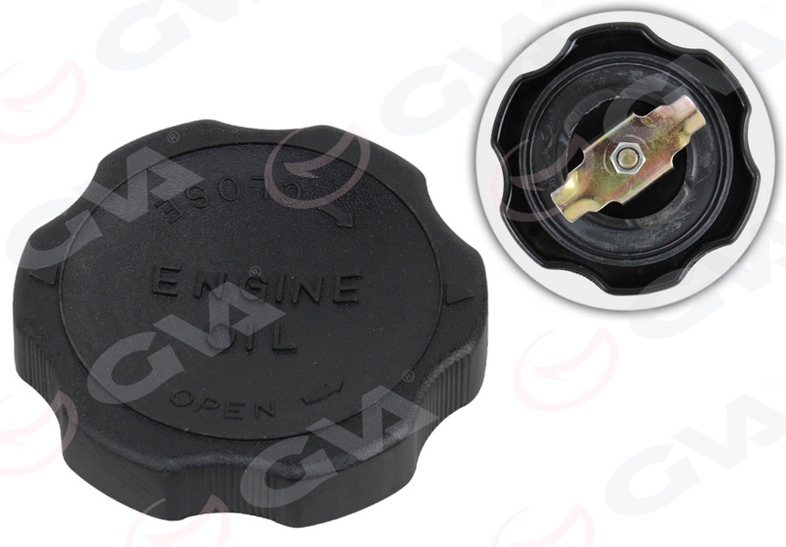 GVA 9891313 Motor Yağ Dolum Kapaği Hyundai Accent 95-00 Excel 90-94 H100 94->Starex-Kia Bongo K2500- Mitsubishi L200 2.5l 4d56 Ka4t Kb4t Cr 07->L300-Canter Fe304 Fe444 Fe449 Fe511 Fe711