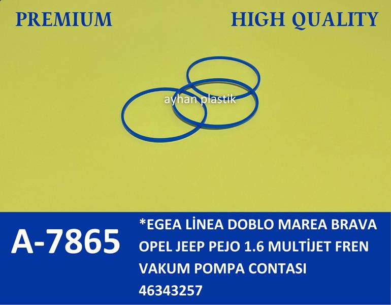 AYH-A7865 Fren Vakum Pompa Contasi Egea Linea Doblo Marea Brava Opel 1.6 Multijet