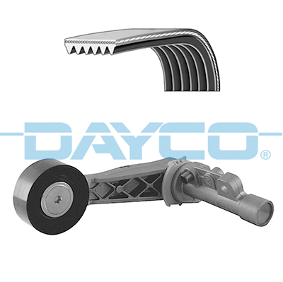 DAYCO KPV222 Alternatör Gergi Kiti P207-P208-P308-P508-Rzc-P2008-P3008-P5008-Partner-Berlingo-C3-C4- C5-Ds3-Ds4-Ds5 1.4-1.6 Vti-Thp Ep3-Ep6