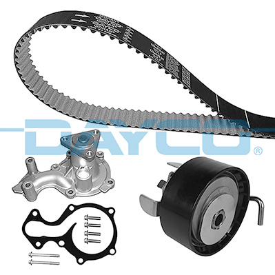 DAYCO KBIOWP030 Triger Seti Devirdaim Ford Fiesta-Focus-Cmax 12> 1.0 Ecoboost Diş:116-Genişlik:18 1.0 Ecoboost Dis Sayisi 116 Genis 18mm 46 Dis