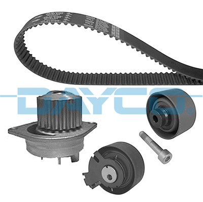 DAYCO KTBWP3330 Devirdaimli Eksantrik Gergi Kiti 134x254 P206-307-Partner-Berlingo-C3-Xsara 1.6 16v Nfu Tu5jp4