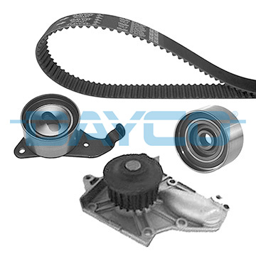 DAYCO KTBWP3710 Triger Kayiş Seti Devirdaim Eksantrik Seti Toyota Avensis 2.0l 3s-Fe St220 98-00 / Corona 2.0l 3 S-F 3s-Fe St171 St191 89-94 / Carina E 2.0l 3s-Fe St191e 95-98 / Rav4 2.0l 3s-Fe Sxa10 95-00 1 Kayi