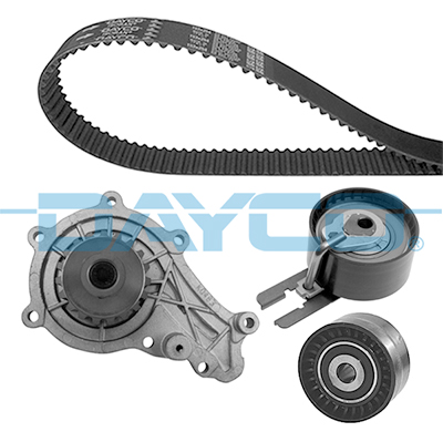 DAYCO KTBWP9140 Devirdaimli Triger Seti 137x254 P206-P207-P307-P308-P407-P3008-Expert-Partner-Berlingo-Jumpy- C2-C3 -C4-C5-Xsara-Focus Ii-Fiesta V-Vi Volvo S40-C30-V50-Fiat Scudo Euro4 1.6 Hdi-Tdci