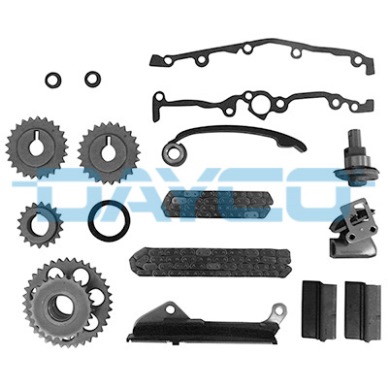 DAYCO KTC1041 Eksantrik Zincir Seti Nissan Sunny 1.4l 1.6l Ga14ds Ga16de N14 90-95 / Nx Coupe 1.6l Ga16de B13 90-9 3 17 Parça