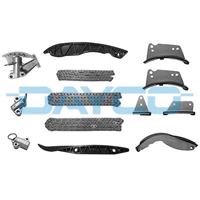 DAYCO KTC1045 Eksantrik Zincir Seti Hyundai Starex 2.5 D4cb 02-08 / H1 2.5l D4cb Crdi 08-> / H100 2.5l D4cb 140h P Kamyonet 06-09 / Kia Sorento 2.5l D4cb 140hp 170hp 06-> 13 Parça