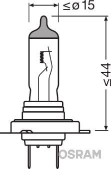 OSRAM 64210ULT-2HB Ampul 12v H7 55w Lultralife İkili Ambalaj