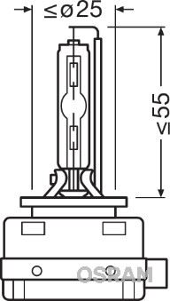 OSRAM 66140ULT-2HB Ampul Gaz Desarjli 35w D1s Xenarc Ultralife Sult İkili Kutu