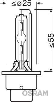 OSRAM 66240ULT-2HB Ampul Gaz Desarjli 35w D2s Xenarc Ultralife Sult İkili Kutu