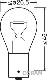 OSRAM 7506-2BL Blister Ambalaj - Ampul 12v P21w 21w Tek Duy İkili Ambalaj