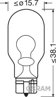 OSRAM 921-2BL Blister Ambalaj - Ampul W16w Stop Dipsiz İkili Ambalaj