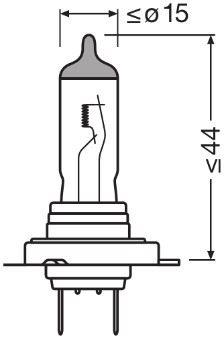 OSRAM 64210NB220-2HB Ampul 12v H7 55 Night Breaker Serisi 220 Güçlü Işik İkili Kutu