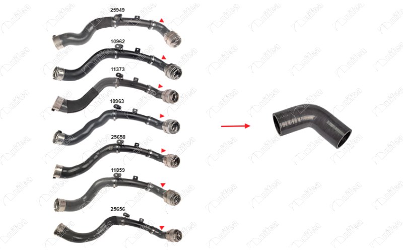 NIFEA 11428 Turbo Hortumu Plastik Boru Hariç Ok İle Gösterilen Küçük Hortum Megane Iv 15>Clio V 19> Captur Ii 20>Kadjar 15>Duster Ii 17>Dokker 18>Qashqai Ii 18>Juke 19>X-Trail Iii 19> 1.0tce 1.3tce