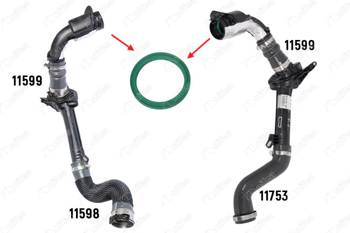 RG-TH-35041 Turbo Hortumu Metal Borusuz Kucuk Renault Fluence (L30) 1.5 Dci 2009-