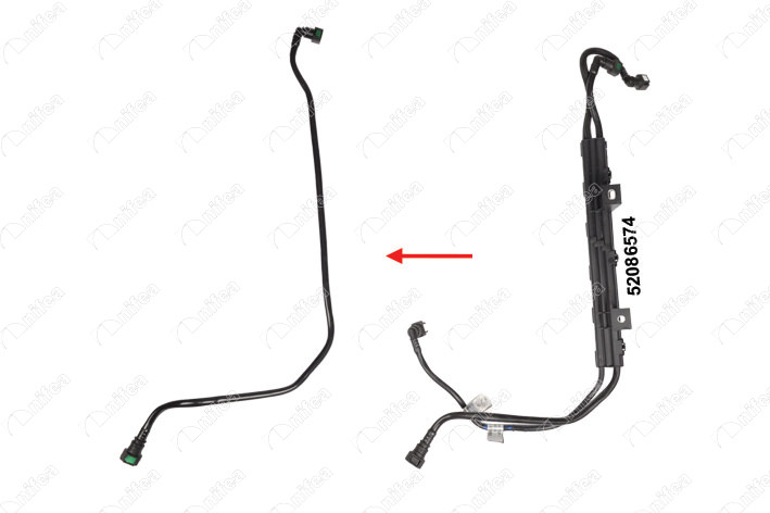 NIFEA 15536 Yakit Borusu Braket Hariç Ok Ile Gösterilen Hortum Fiat Fiorino Kombi Van 225 1.3 Mtj