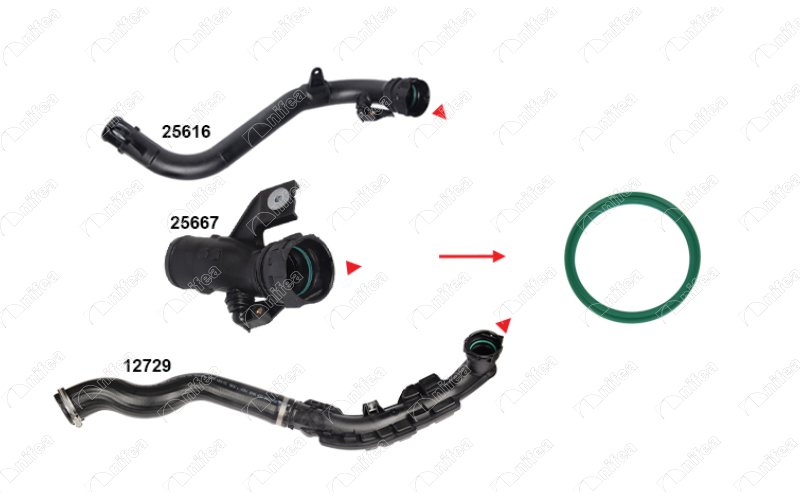 RG-TH-31001 Turbo Borusu Nissan Qashqai (J10) 1.5 Dci 2007-2014