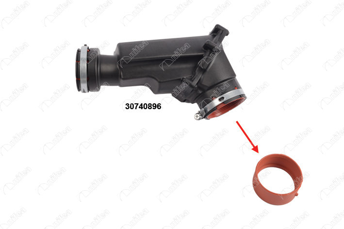 NIFEA 31562 Turbo Borusu Contasi Volvo S60 2001-2010 V70 2001-2009 Xc70 2002-2009 Xc90 2002-2014
