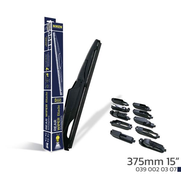 NIKEN 0390020307 Niken 375mm 15 10 Aparatli Arka Silecek Süpürgesi
