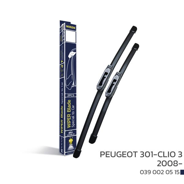 NIKEN 0390020515 Niken Peugeot 301-Clio 3 2008- Araca Özel Silecek
