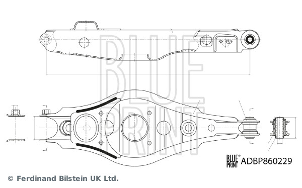 BLUEPRINT ADBP860229 Salincak Rav 4 Iii Rav 4 Iii 4x4 Rav 4 Iv Rav 4 Iv 4x4 Vanguard Vanguard 4x4