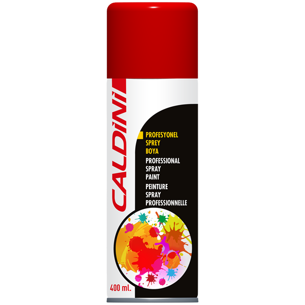 CALDINI CLN-25034 Cln-81754 Akrilik Ral-9010 Parlak Beyaz Sprey Boya