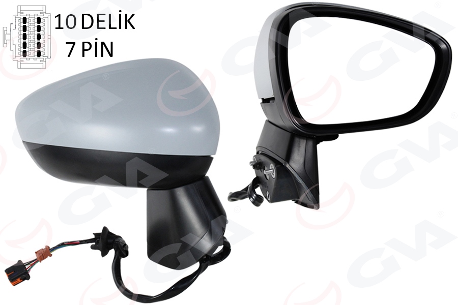 GVA 1090222 Diş Dikiz Aynasi Komple Sağ Opel Crossland 17> Manuel Katlanir