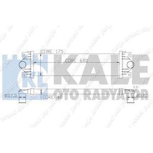 KALE 0019091AB Su Radyatörü Isuzu Kamyon 3.5 Ton 1 Sira Brazing