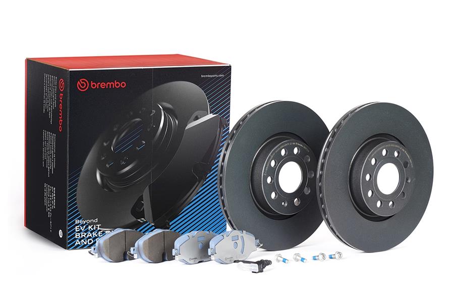 BREMBO KT08054 Kit Disc-Pad Audi A3 Sportback 8va-8vf 09-12-10-20 - Audi A3 Sportback 8ya 11-19-> - Audi Q3 F 3b 07-18-> - Audi Q3 Sportback F3n 06-19-> - Cupra Formentor Km7 07-20-> - Cupra Leon Kl1-Ku1