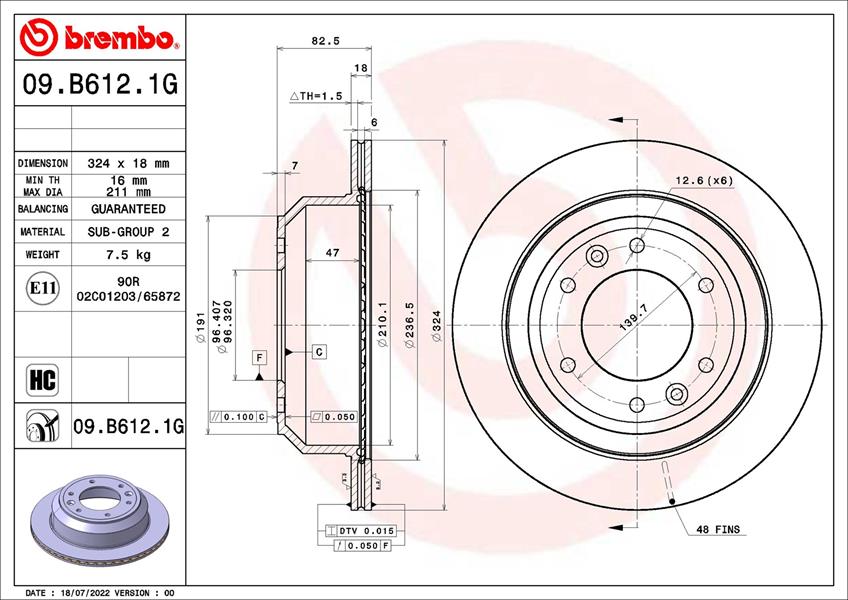 BREMBO KT10020 Kit Disc-Pad Hyundai H-1 08->
