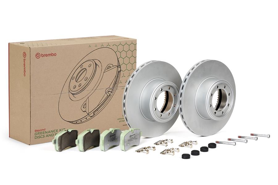 BREMBO KT10024 Kit Disc-Pad Iveco Daily Iv Platform-Chassis 05-06-03-12 - Iveco Daily Iv Van 05-06-03-12 - Iveco Da Ily V Platform-Chassis 09-11-02-14 - Iveco Daily V Van 09-11-02-14 - Iveco Daily Vi Platform-Chassis