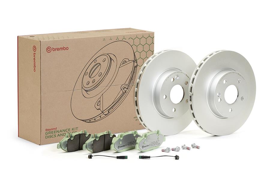 BREMBO KT10030 Kit Disc-Pad Mercedes-Benz Fjda Viano 01-10-03-16 - Mercedes-Benz Fjda Vito V639 01-10-03-16 - Mercedes-Benz Viano W639 09-03-> - Mercedes-Benz Vito - Mixto Van W639 08-03-> - Mercedes-Benz