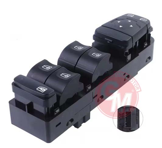 GUA 42298 Ön Sol Cam Açma Düğmesi Ve Ayna Kumanda Paneli Renault Megane Iv 16> Talisman 15> Kadjar 15> Sceni C Iv 16>