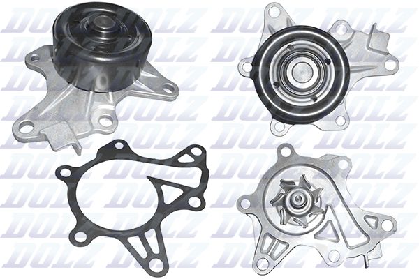 DOLZ T195 Devirdaim Su Pompasi Toyota Corolla Auris 1.4l 1ndtv Dizel Nde150 Nde180 D-4d 10-> / Yaris 1.4l 1ndtv Dizel Nlp130 10->