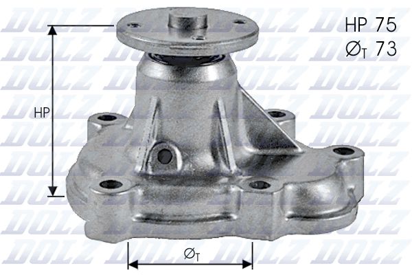 DOLZ O143 Devirdaim Astra F-G-Combo 94-01 Corsa B-Vectra A-B 1.7d