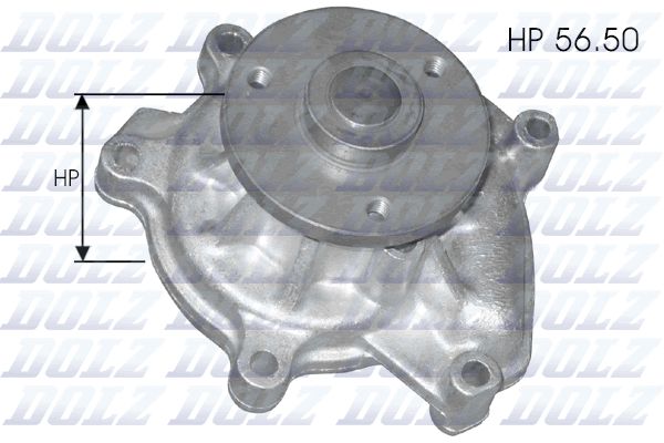 DOLZ T219 Devirdaim Su Pompasi Daihatsu Copen 1.3l K3-Ve L881 06-> / Sirion 1.0l 1.3l M300 M301 05-> / Terios 1.3l K3-Ve J211 06-> / Yrv 1.3l M200 01-07 / Toyota Yaris 1sz-Fe Scp10 99-05 3 Delikli Flanş