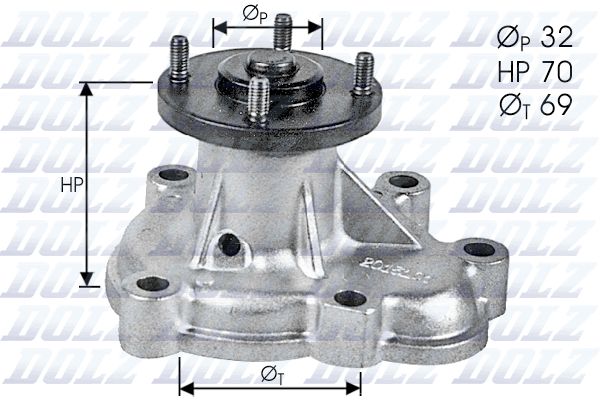 DOLZ O131 Devirdaim Combo B Corsa B 96-00 Astra F-Vectra A 1.7 Dzl. X17d