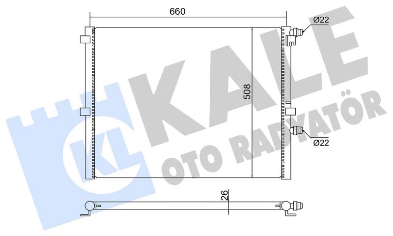 43-1421 Ek Su Radyatoru Bmw (G30, F90, G11, G12, G15, F92) B48, B58