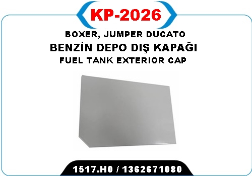 KAYA KP2026 Yakit Depo Diş Kapaği Ducato Iii-Boxer Iii-Jumper Iii 2006>