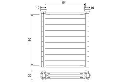 41-2813B Kalorifer Radyatoru Brazing (4mm Fin) Mercedes A Serisi (W176) A 180 Cdi - A 180 - A 200 12-/ B Serisi (W246) B 180 - B 180 Cdi - B 160 11-/ Cla Coupe (C117) 180 Cdi - 200 13-/ Gla (X156) Gla 200 13-