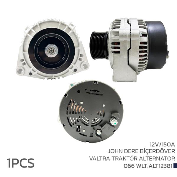 VOLTECH 066WLT.ALT12381 Alternatör Sarj Dinamosu 12v 150a Jonh Dere Biçerdöver Valtra Traktör