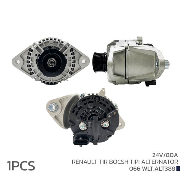 VOLTECH 066WLT.ALT388 Alternatör Sarj Dinamosu 24v 80a Renault Tir Bosch Tipi