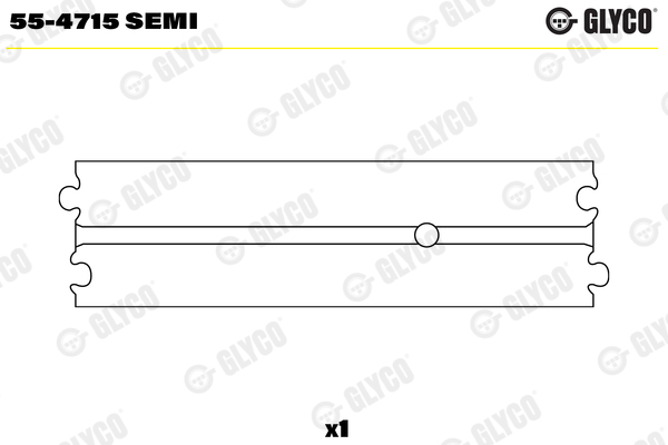 GLYCO 554715 SEMI Kol Burcu Vag 76.5mm Blg