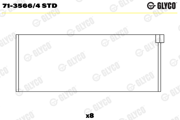 GLYCO 713566.4 STD Kol Yatak Vag