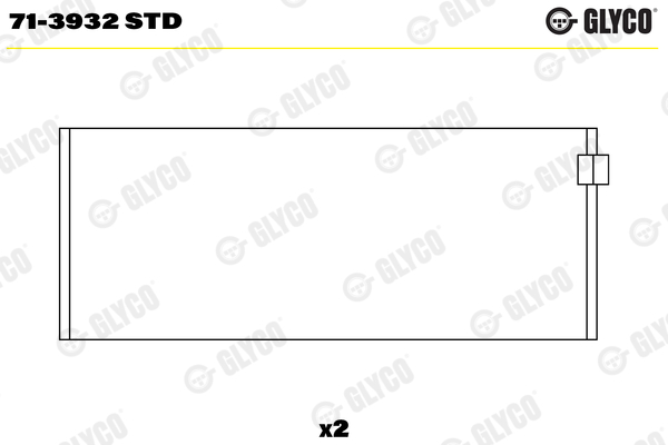 GLYCO 713932 STD Kol Yatak Vag 84.5mm Axq