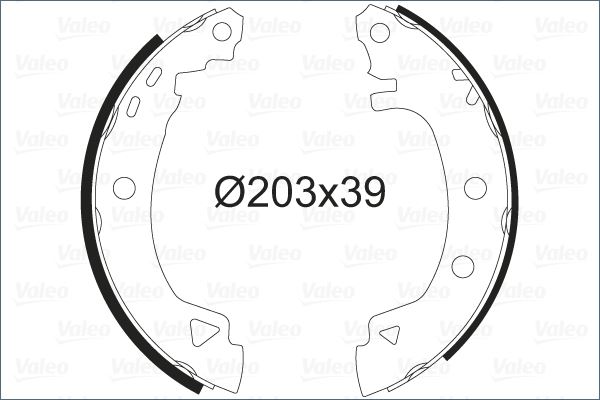 VALEO 562041 Arka Pabuç Balata R19-Exp-Brava-Bravo-Marea
