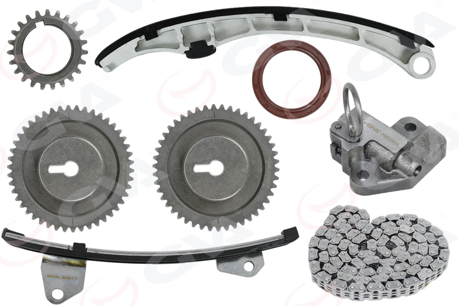 GVA 59C9900 Eksantrik Zincir Seti Mazda 3 1.6l Z6 Bk Bl Kasa 03-13 / Mazda 2 1.3l 1.5l Zj Zy De Kasa 07-15 8 Parça