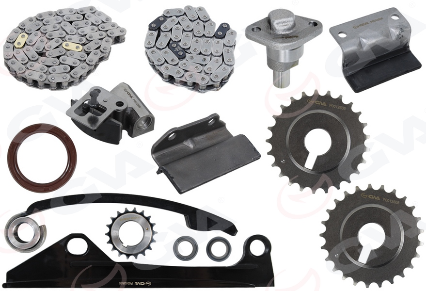 GVA 59C9932 Eksantrik Zincir Seti Nissan Sunny 1.4l 1.6l Ga14ds Ga16de N14 90-95 / Nx Coupe 1.6l Ga16de B13 90-9 3 14 Parça