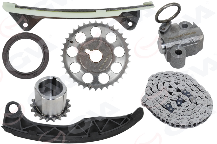 GVA 59C7117 Eksantrik Zincir Seti Toyota Yaris 1.0l 1kr-Fe Ksp90 05-08
