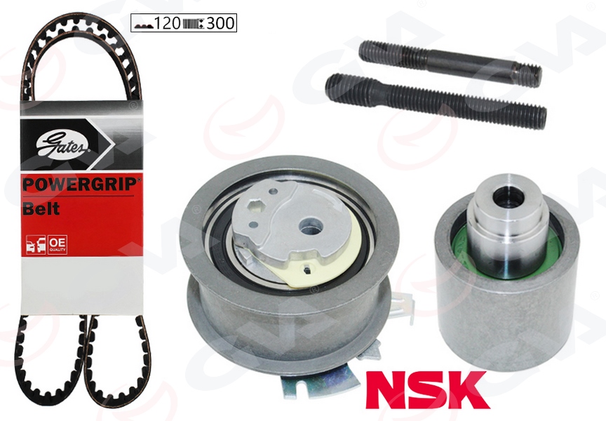 GVA 59T7574G Triger Seti T5-Caddy-Passat-Jetta-Golf-Polo-A3-Leon 1.4-1.9tdi Bjb-Axb-Amf-Bls-Avf-Bnm-Bnv-Bkc